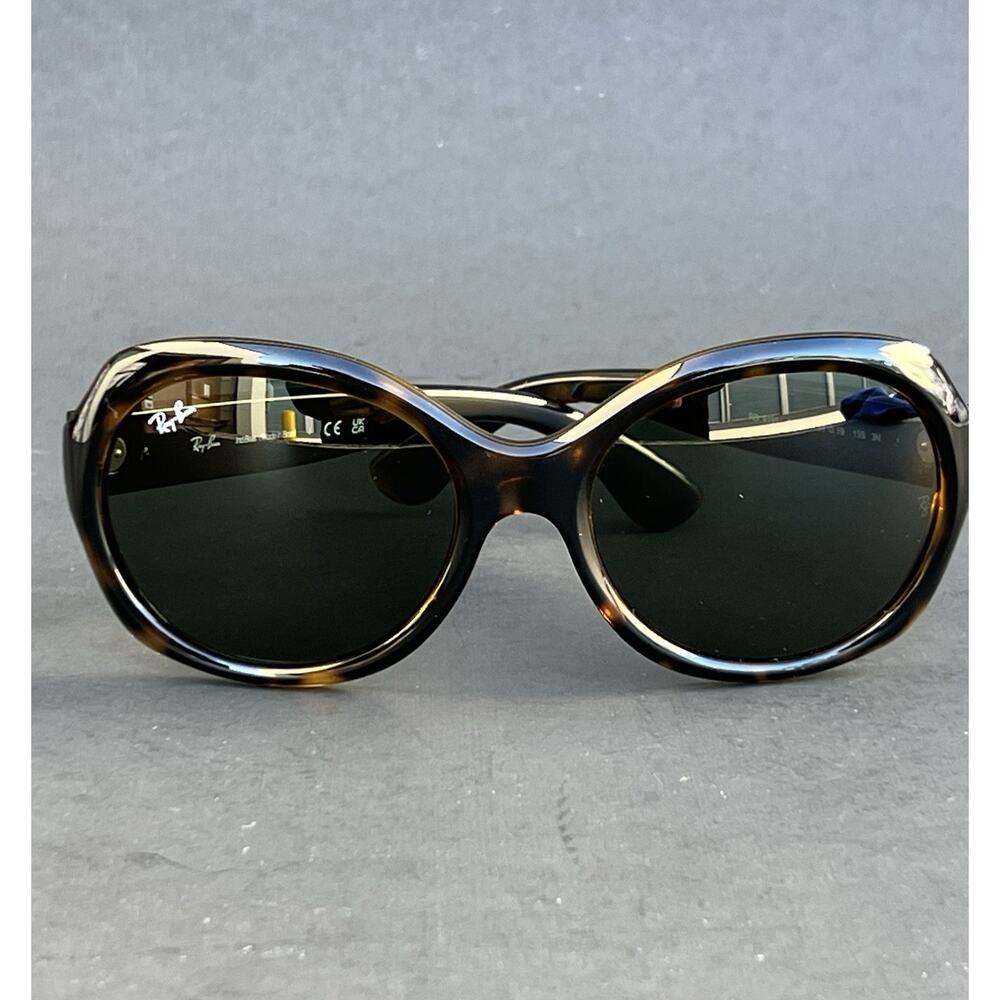 RAY BAN RB4191 Sunglasses Tortoise / Gray Round Lens 57 19 135